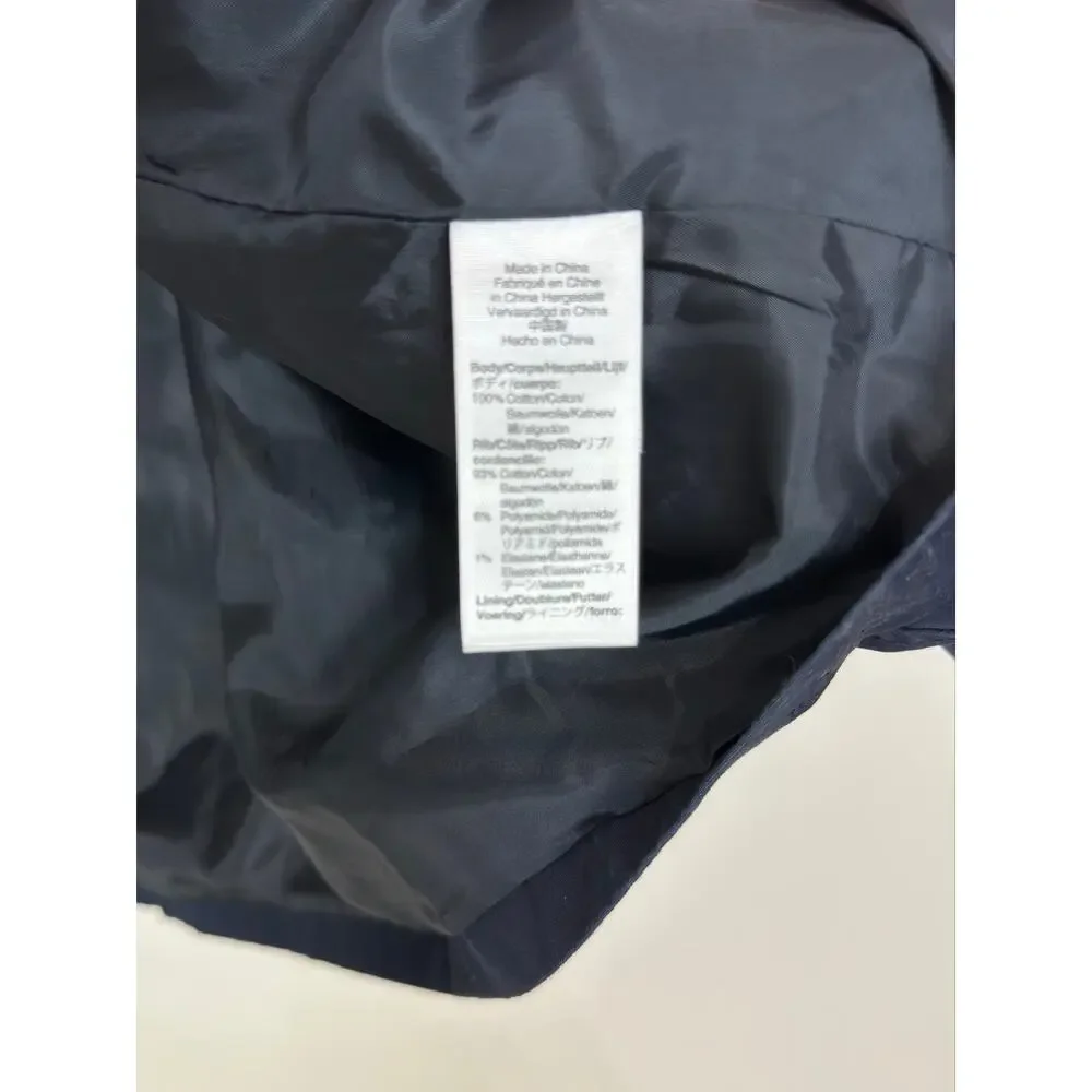 J. Crew Everyday Bomber Jacket in Navy Blue